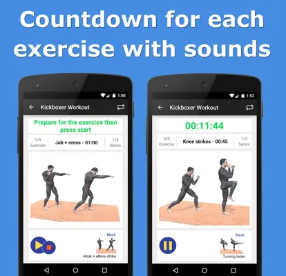 Kickboxer Workout android App screenshot 2